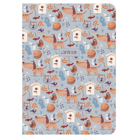 Тетрадь В5 Brauberg SoftTouch Гав 60 листов, 403823 цена за 4 шт , 